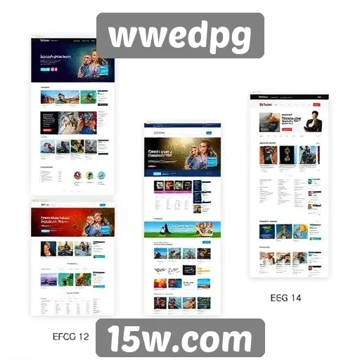 Evolução do design do site wwedpg